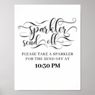 Affiche Sparkler - Signal Mariage d'envoi hors délai