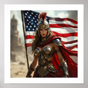Affiche Spartan américain