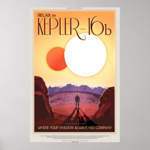 Affiche spatiale de la Nasa, Art mural rétro, Voya