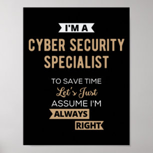 Affiche Spécialiste de la cybersécurité