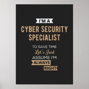 Affiche Spécialiste de la cybersécurité