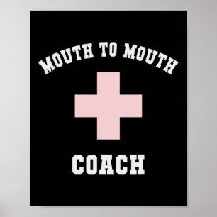 Affiche Spécialiste de l'entraîneur de bouche à bouche drô