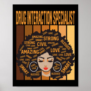 Affiche Spécialiste de l'interaction médicamenteuse Mois d