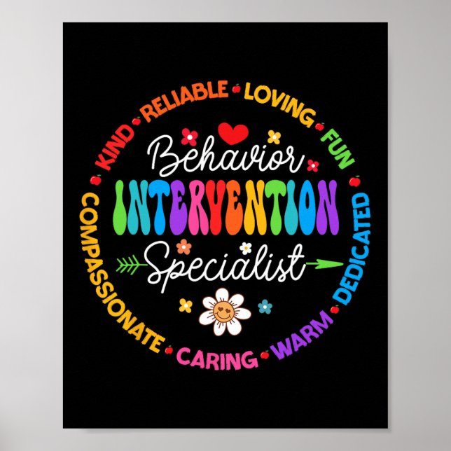 Affiche Spécialiste groovy d'intervention comportementale  (Devant)