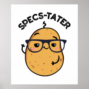 Affiche Specs-tato Funny Potato Spectacle Pun