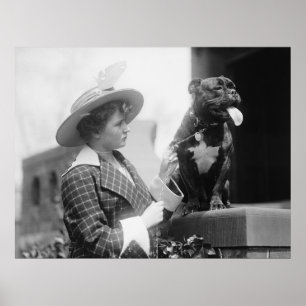 Affiche Spectacle de chiens de 1915