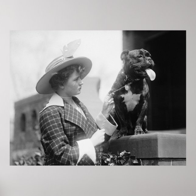 Affiche Spectacle de chiens de 1915 (Devant)