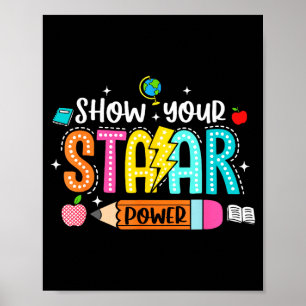 Affiche spectacle formidable de pouvoir staar enseignant t