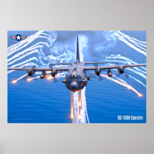 AFFICHE SPECTRE AC-130H