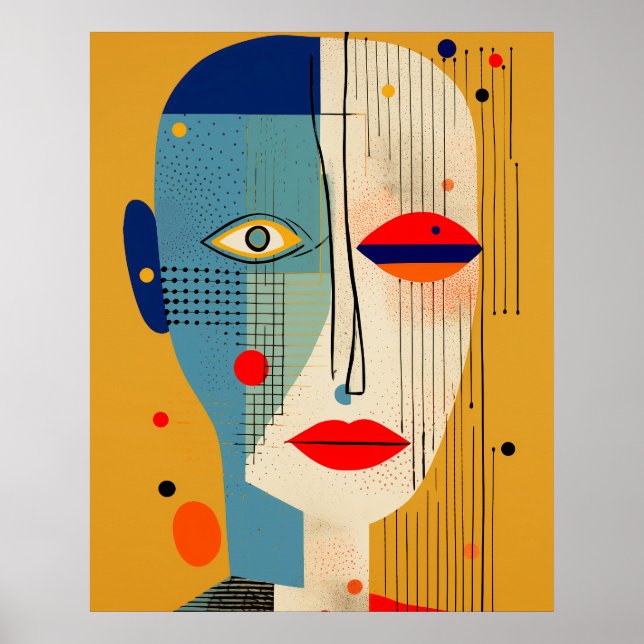 Affiche Spectre de perception Abstrait (Devant)