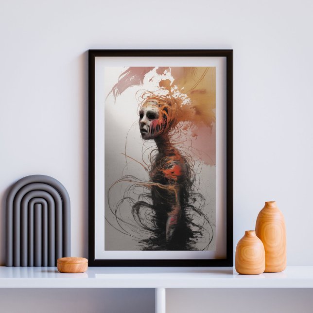 Affiche Spectre en fleurs (Créateur téléchargé)