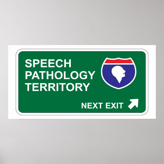 Affiche Speech Pathology Next Exit (Devant)