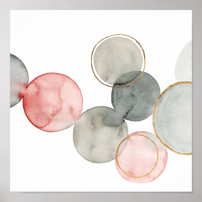 Affiche Sphères dorées (Devant)