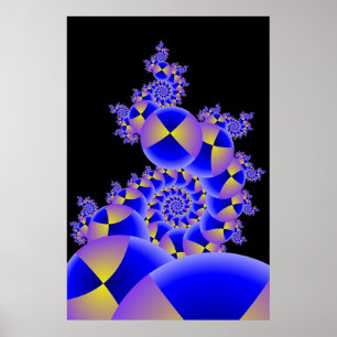 Affiche Sphères lumineuses III