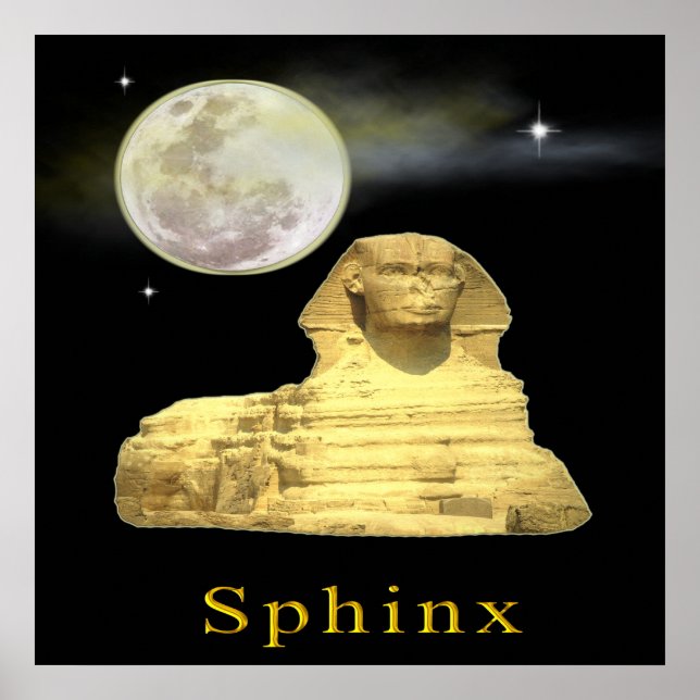 Affiche sphinx à l'affiche du soir (Devant)