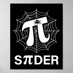 Affiche Spider Pi Spider Science Math Enseignant Funny Spi