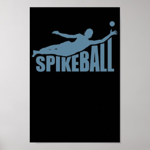 Affiche Spikeball Ballsport Freizeit Roundball