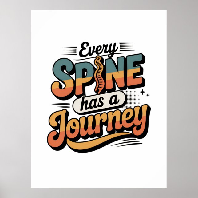 Affiche Spine Care Journey and Body Alignment (Devant)