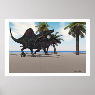 Affiche Spinosaurus Walking Print