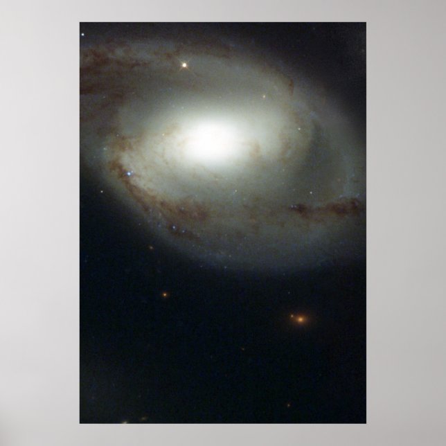 Affiche Spiral Galaxy NGC 4319 et Quasar Markarian 205 (Devant)