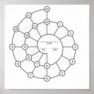 Affiche Spiraldex [Téléchargement numérique disponible]