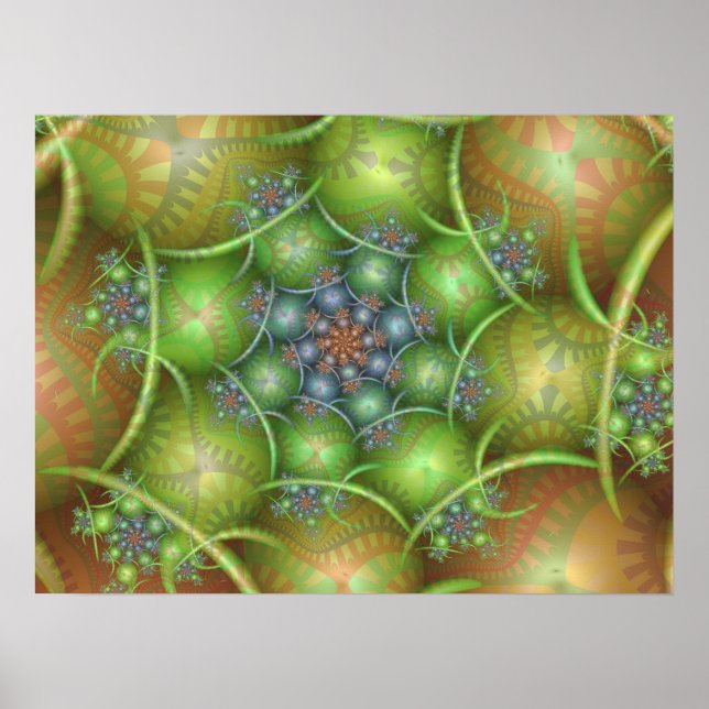 Affiche Spirale aux oeufs de Pâques (Devant)