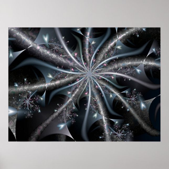 Affiche Spirale cardiaque flottante (Devant)