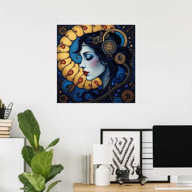 Affiche Spirale Céleste (Bureau à domicile)