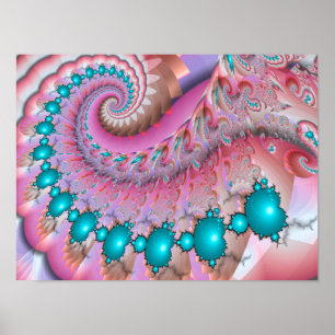 Affiche Spirale de Mandelbrot