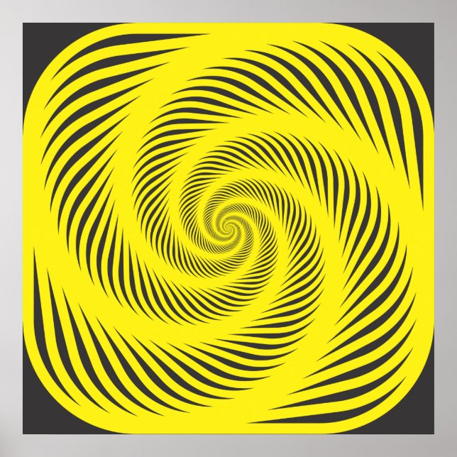 Affiche Spirale hypnotique (Devant)