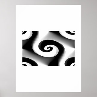 Affiche spirale logarithmique vx