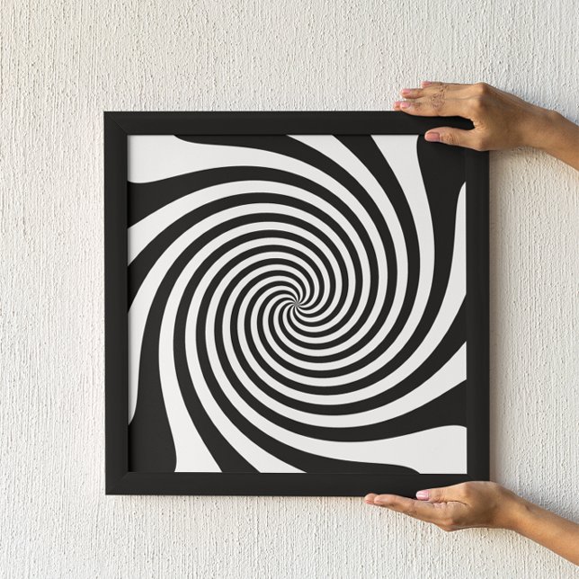 Affiche Spirale noire (Créateur téléchargé)