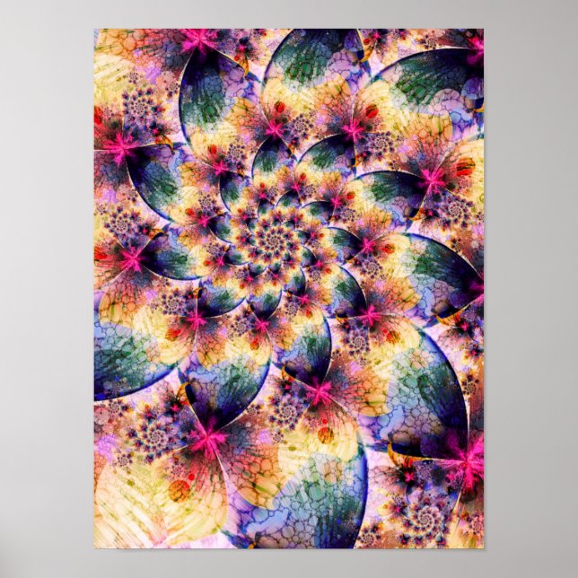 Affiche Spirale printanière (Devant)