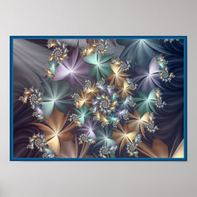 Affiche spirales lumineuses de julia (Devant)