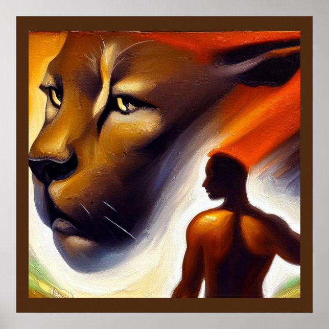 Affiche Spirit Animal Cougar 2 (Devant)