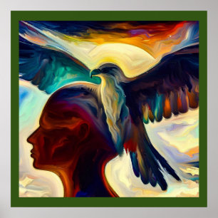 Affiche Spirit Animal Eagle 3