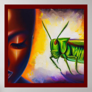 Affiche Spirit Animal Grasshopper 2