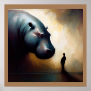 Affiche Spirit Animal Hippopotamus 2