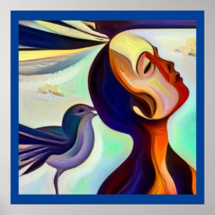 Affiche Spirit Animal Hummingbird 2