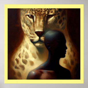 Affiche Spirit Animal Jaguar 1