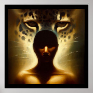 Affiche Spirit Animal Jaguar 2