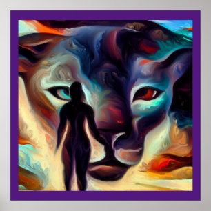 Affiche Spirit Animal Panther 3