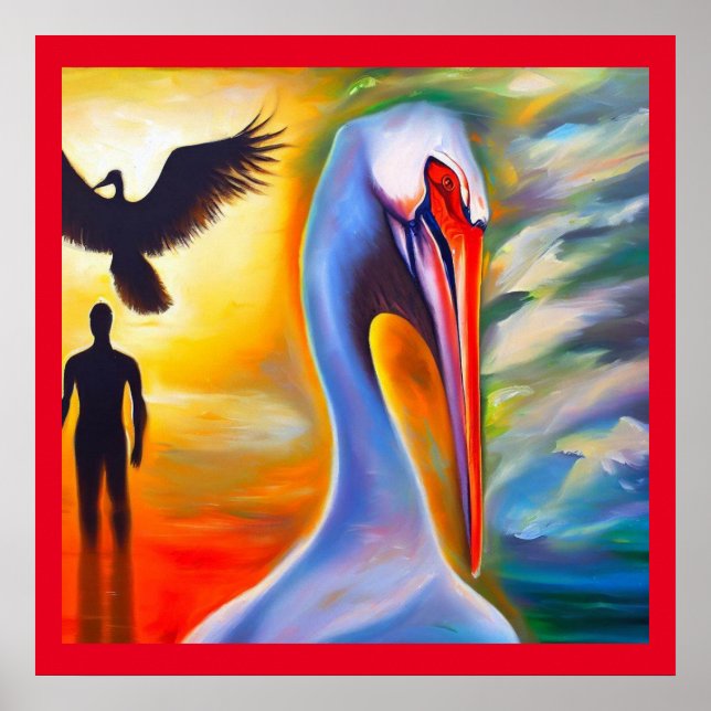Affiche Spirit Animal Pelican 2 (Devant)