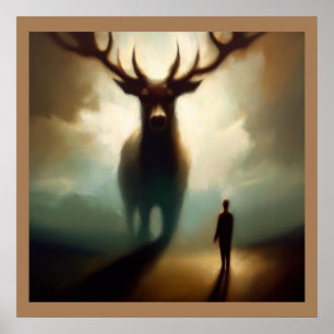 Affiche Spirit Animal Reindeer 1