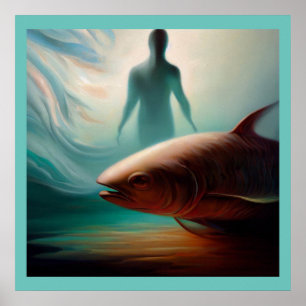 Affiche Spirit Animal Saumon 1