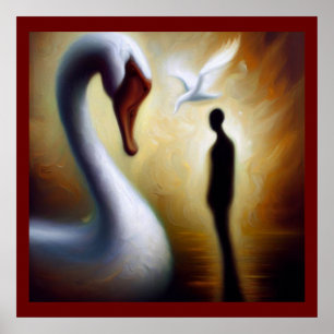 Affiche Spirit Animal Swan 1