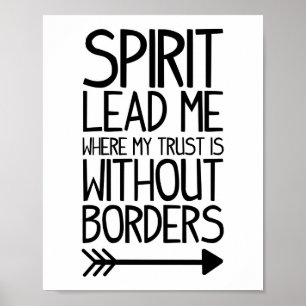 Affiche Spirit Lead Me Print