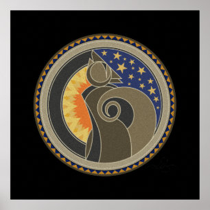 Affiche Spirit Of Coyote arrière - plan noir