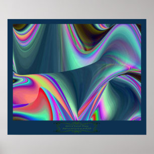 Affiche Spirit of Summer Breeze Abstrait 3D Rainbowart