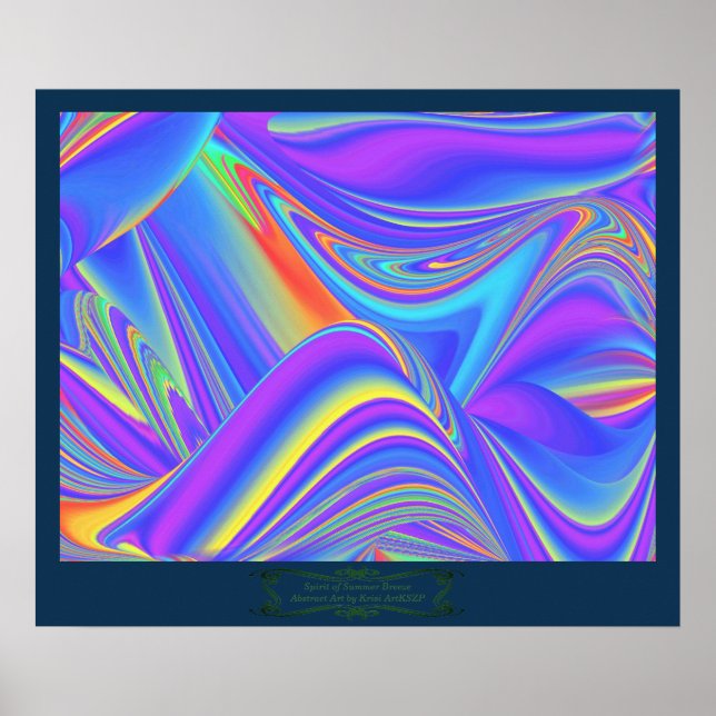 Affiche Spirit of Summer Breeze Abstrait 3D Rainbowart (Devant)